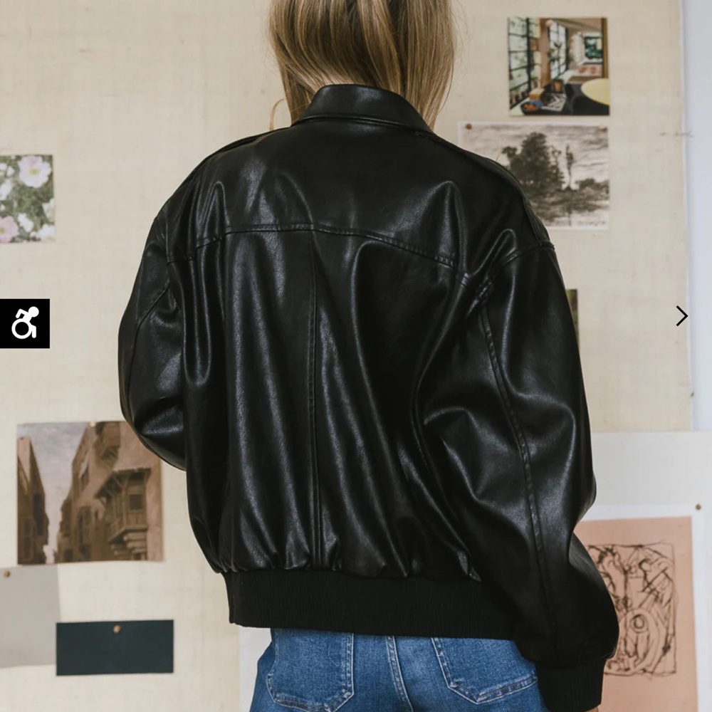 Böhme Call Me Back Vegan Jacket in Black